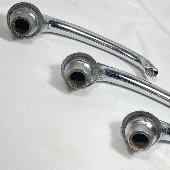 '40 - '59 Vintage Interior Door Handle Pull Chevrolet GM Chrome Lot of 3 Set - Picture 4 of 8